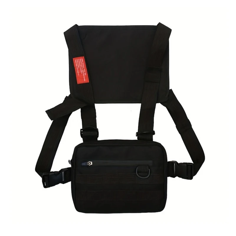 Bolsa frontal de peito, Vest Rig Carry saco da cintura, Bolso