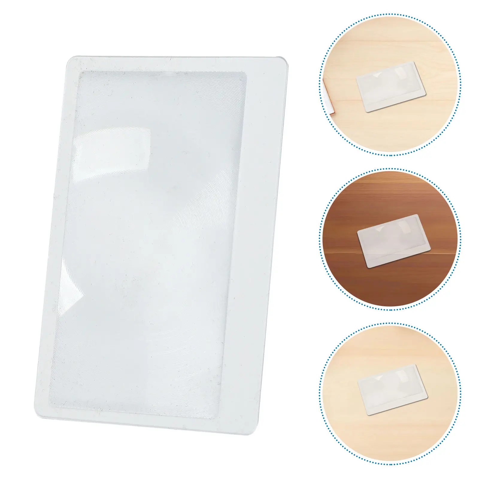 35Pcs Sheet Magnifier Full Page Thin Fresnel Lens 3X Handheld Reading Aid for Seniors Kids Book Document Map Inspection Credit