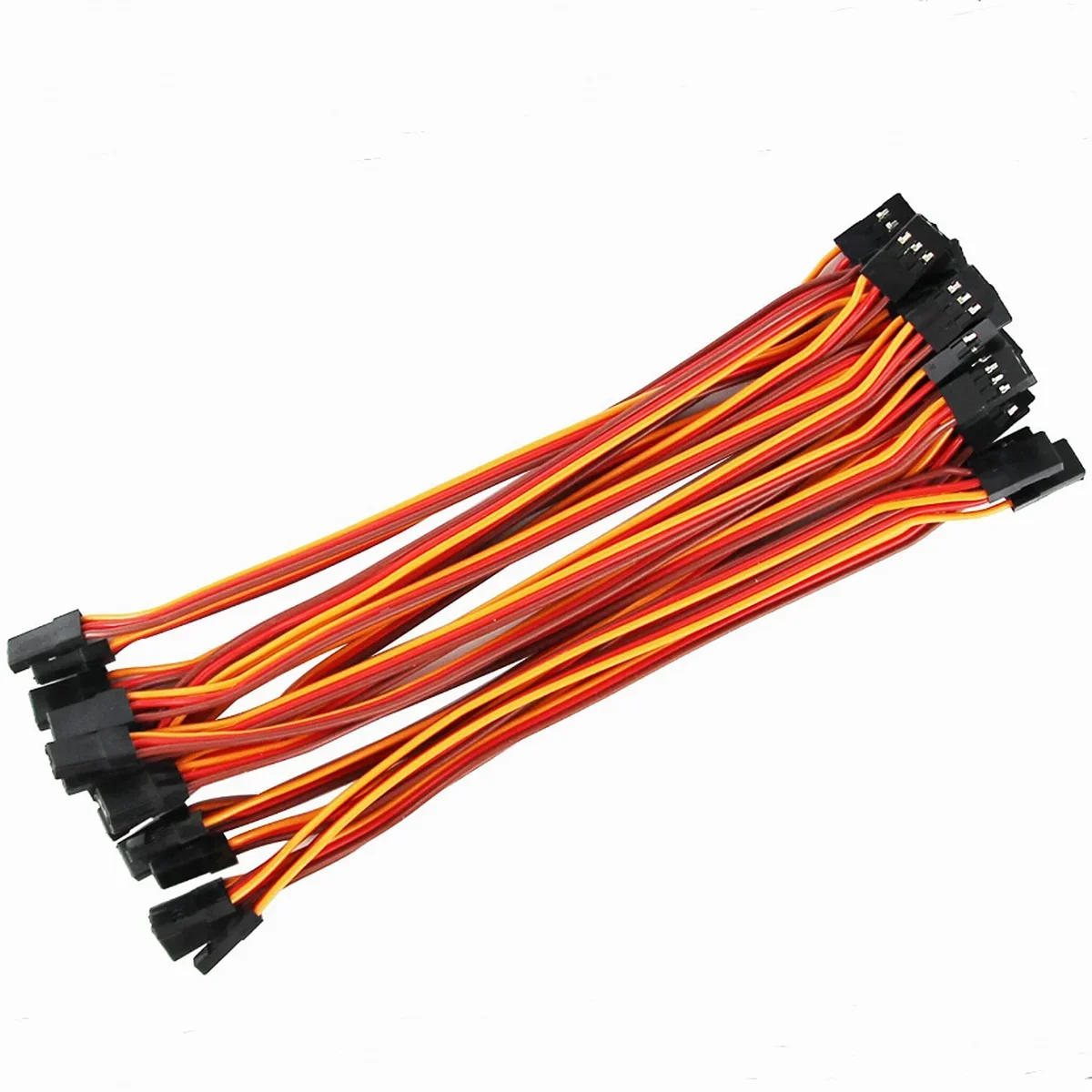 5/10pcs/lot 100mm/150mm/200mm/300mm/500mm/1000mm Servo Extension Lead Wire Cable Male & Male For JR Futaba RC Servo