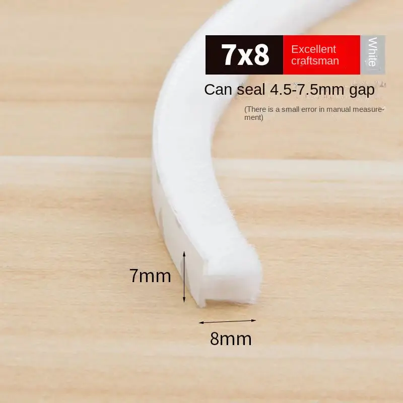 Self-adhesive Bristles Wool Pile Weatherstrip Door Window Brush Seal 7/9 X 5mm 9mm 12mm 15mm 23mm Warm Winter Gray White Brown - Image 24