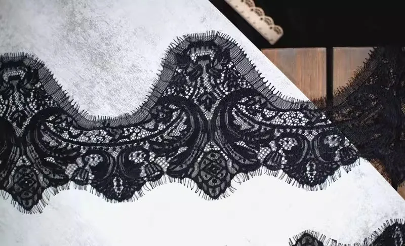 3 أمتار صافي الشاش المطرزة الدانتيل تقليم واسعة DIY بها بنفسك يدويا مزين تنورة تنحنح كم الربط مواد الملابس الإكسسوارات