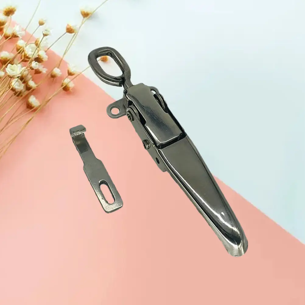 

Lock Latch Clamp Heavy Duty Metal Toggle For Truck Trailer Container Spring-Loaded Safety Buckle Fastener