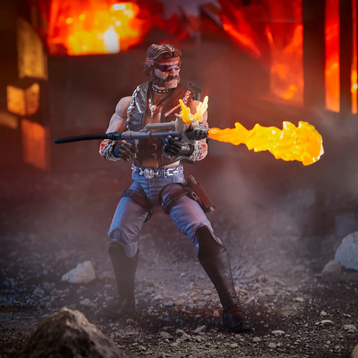 Original Hasbro G.i. Joe Classified Series #123, Dreadnok Torch 6-Inch (15Cm) Figure, Includes 8 Accessories (Shipped In July)