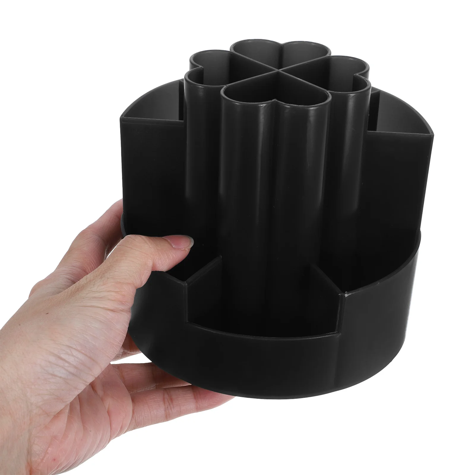 

Rotating Desk Organizer 360 Degree Spinning Pen Holder Small Desktop Storage Office School Stationery Supplies