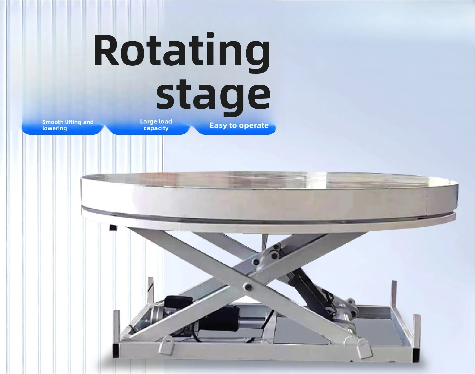 Rotary Stage Electric Remote Control Hydraulic Liftable 360 Degree Rotation Display Stand for Car Show Exhibition
