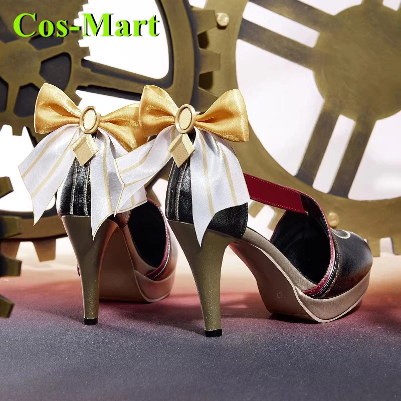 

Cos-Mart Game Genshin Impact Sandrone Shoes Cosplay Marionette High Heels Sandals Hallowmas Customization Women