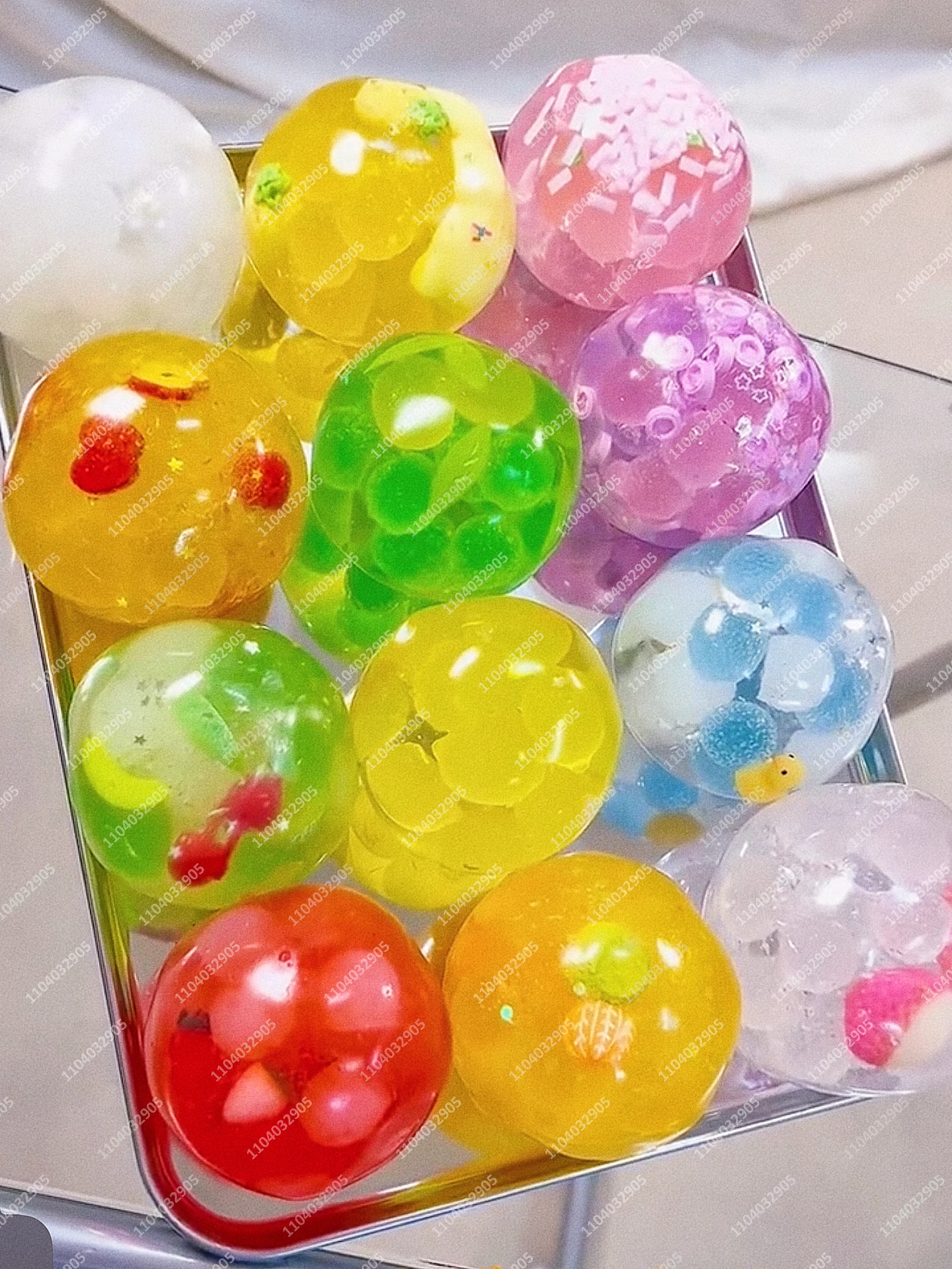 Moldable Hard Candy Stress Ball Squishy Toys Creamy Non-Rebound Squeeze Ball ASMR Sensory Anti-Stress Fidget Toys for Adults