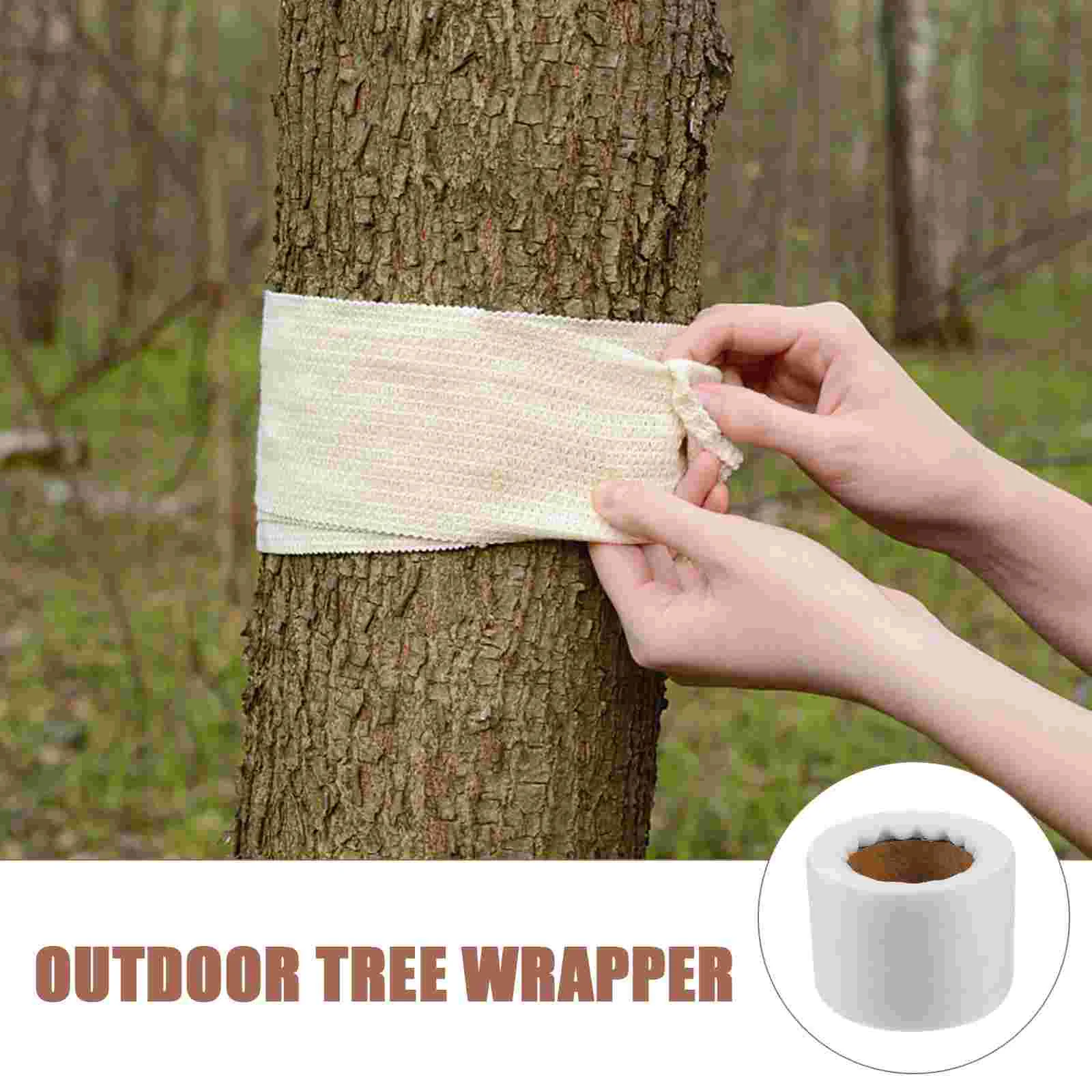 Antifreeze Insulation Tree Tape Guard Band Bandage Useful Wrappers Supplies White Wind-proof Protector Cover