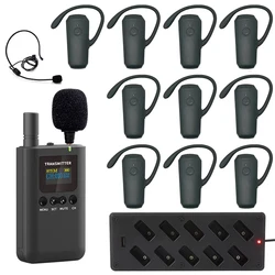 Wireless Tour Guide System UHF Strong Signal Light Receiver for Simultaneous translation Tourism Visit Teaching Training