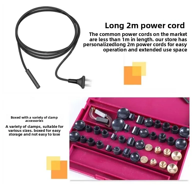 Pearl Punching Machine - Jade Round Bead Beaded String Two-way Desktop Electric Punching Drill Machine