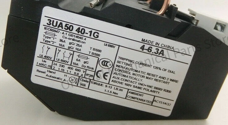 Brand New Original 1PC Thermal Overload Relay 3UA5040-1G 3UA5040 1G Fast Delivery