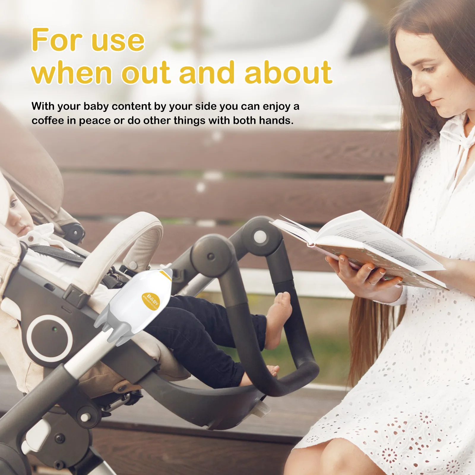 عربة أطفال محمولة، جهاز مهدئ لنوم الطفل #4