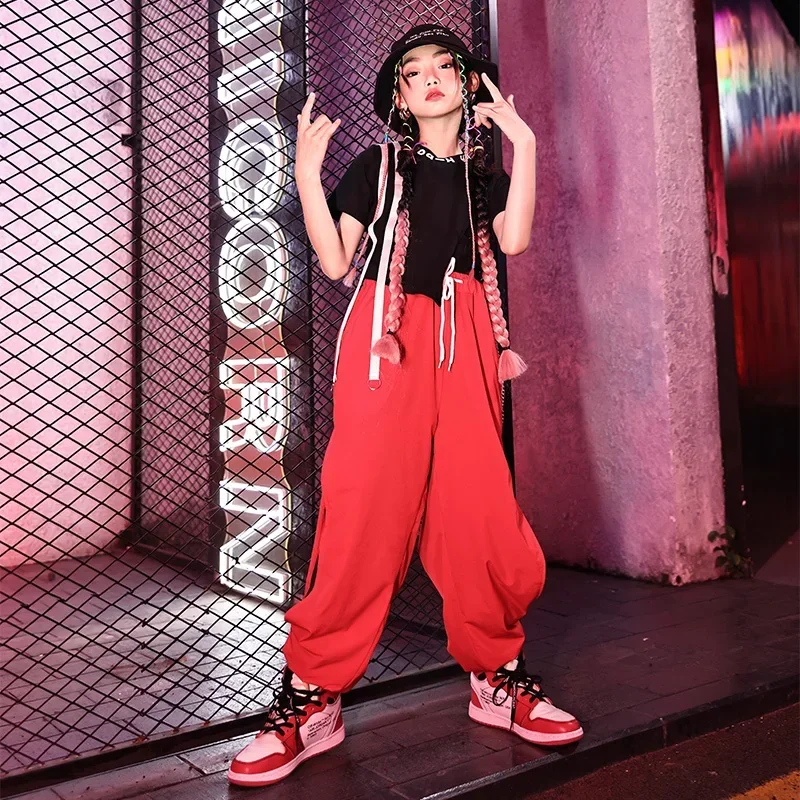 New Street Dance Suit Girls Hip Hop Jazz Dance Clothes Children's Runway Fashion Clothes Fashion Model Dance Costume