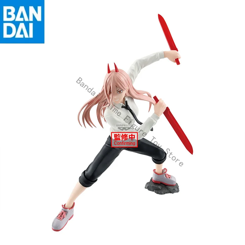 Auf Lager Original Original BANDAI NAMCO BANPRESTO CHAINSAW MAN VIBRATION STARS POWER PVC Figur Modell Sammler Figur Spielzeug Geschenk