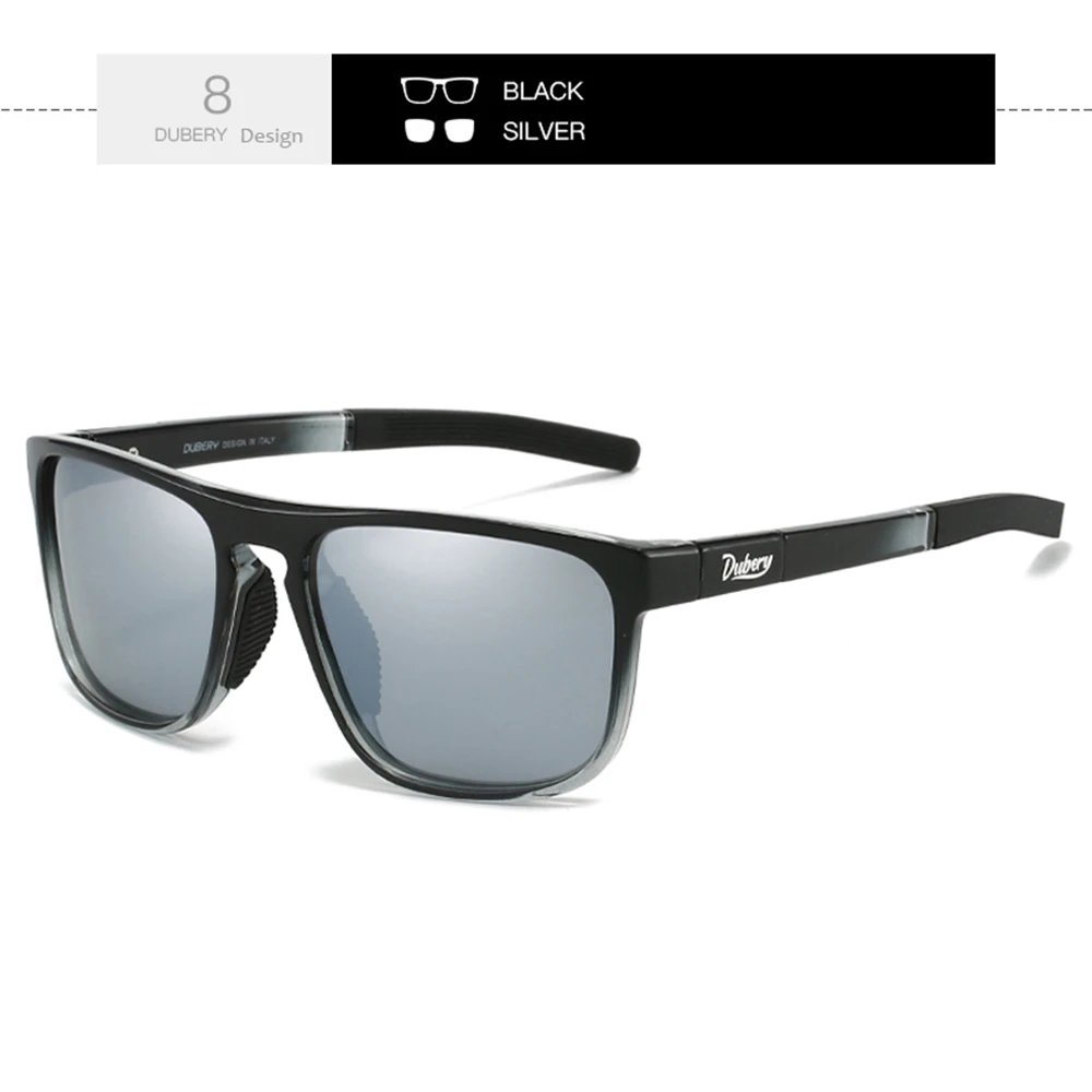 DUBERY 578 Full Rim Polarized Sunglasses 9