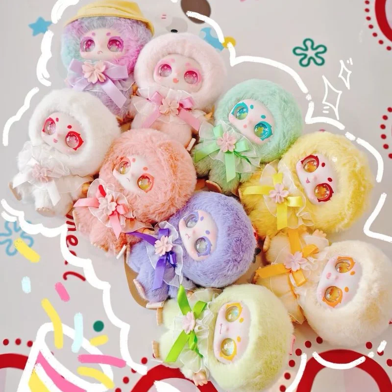 

Authentic New Babythree Cherry Blossom Love Song Series Blind Box Trendy Play Cute Backpack Pendant Kawaii Ornament Gift