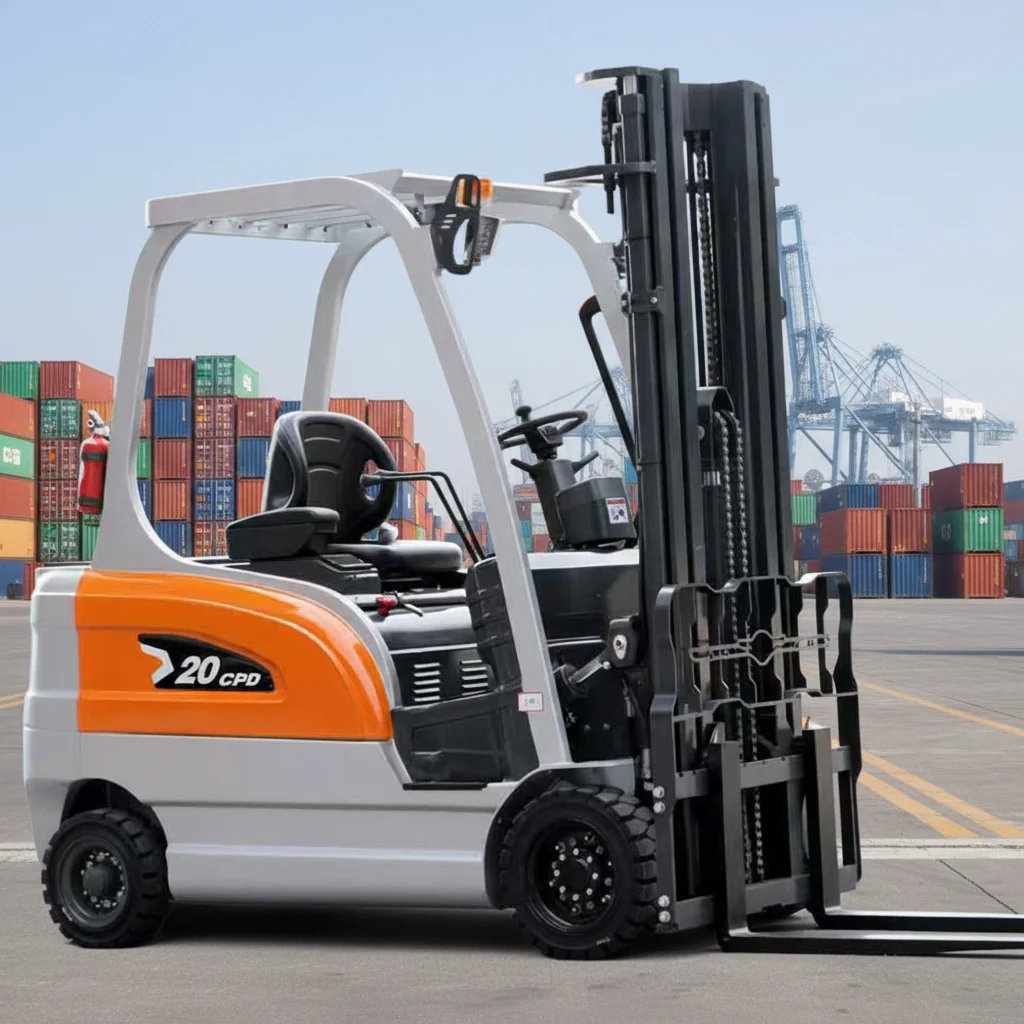 Forklift 2 Ton High Lifting Height 3m Forklifts New Energy Forklift  Electric Stacker Truck for Sale