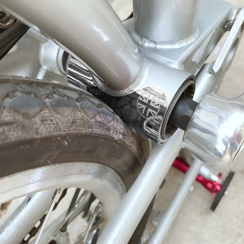 1pc Durable Carbon Bicycle Bracket Protector Sticker Bottom Guard for Brompton Folding Bike Carbon BB Frame Protection Pad