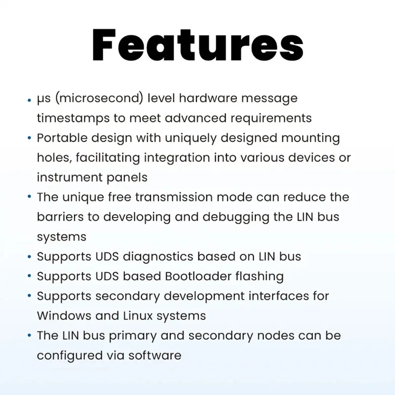 TOSUN TL1011 - 1x LIN to USB interface, supports FastLIN mode
