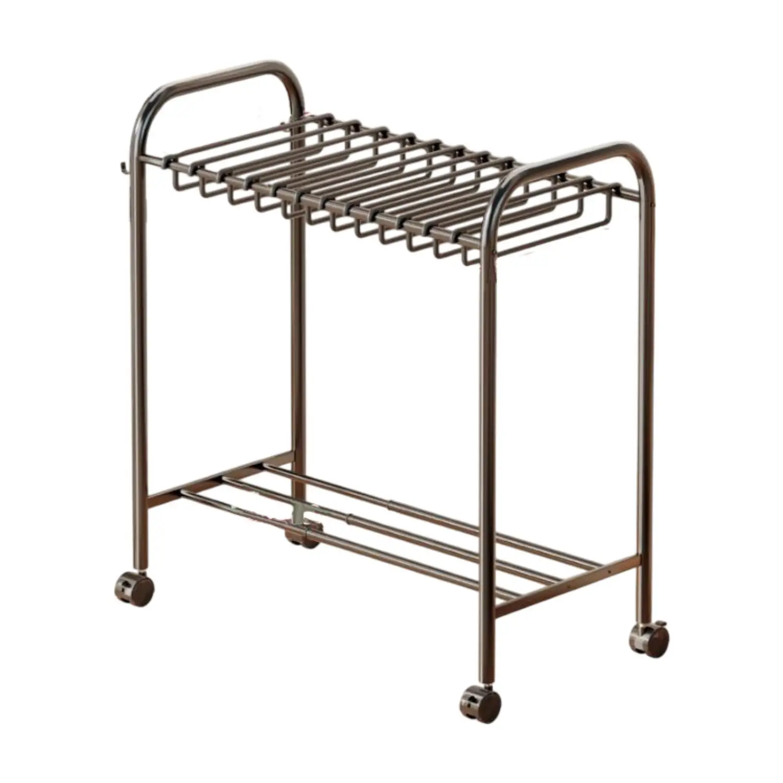 

Rolling Pants Trolley Multifunctional with Hanger for Wardrobe Entryway Dorm