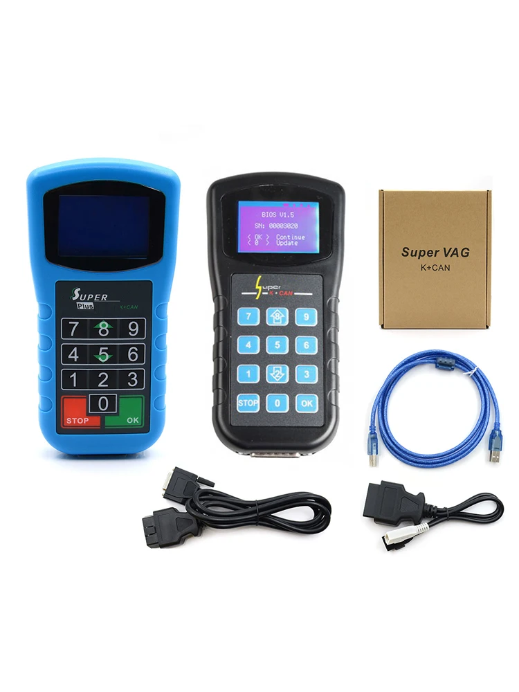 Super VAG K KAN Plus 2.0 OBD2 Auto Diagnostic Tool Lezen Beveiliging Code Correctie Pin Kabeljauw Voor Audi VW Skoda V4.6 Key programmeur - afbeelding 2