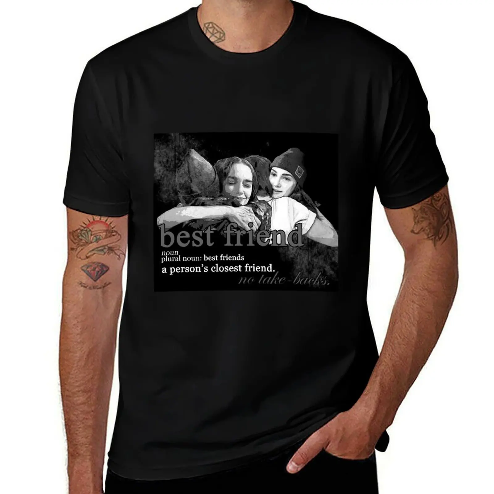 

wynaught - best friends T-Shirt mens graphic t shirts t shirt custom print T-Shirt