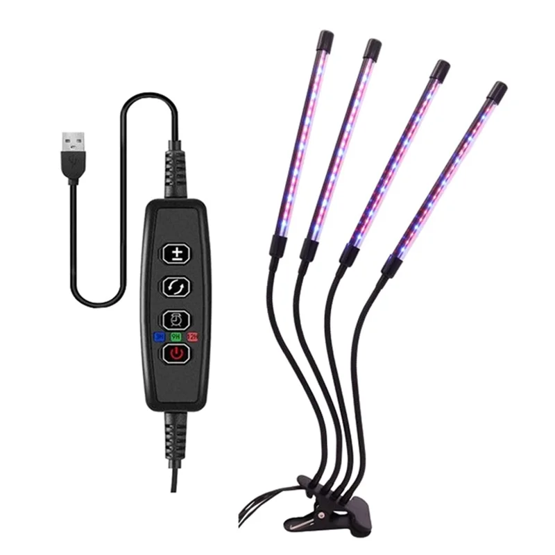 LED Grow Lights For Plants,Full Spectrum Plant Growing Lamp For Hydroponics Plants,Multi-Level Dimmable,Support Timing-ABXK