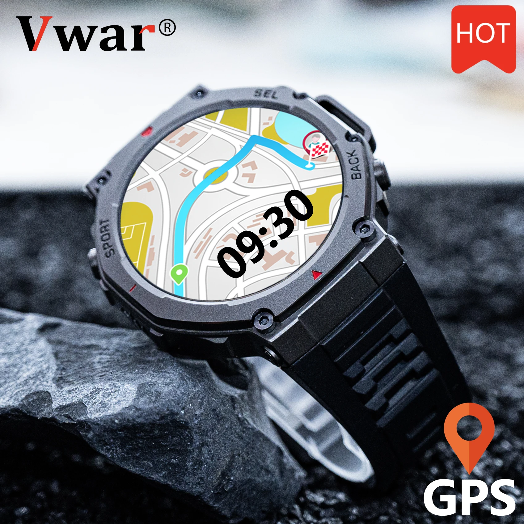 

New T-Rex3 GPS Smart Watches 2025 for Xiaomi IOS Military Smartwatch Men 10ATM Waterproof 170 Sport Modes Built-in GPS BT Call