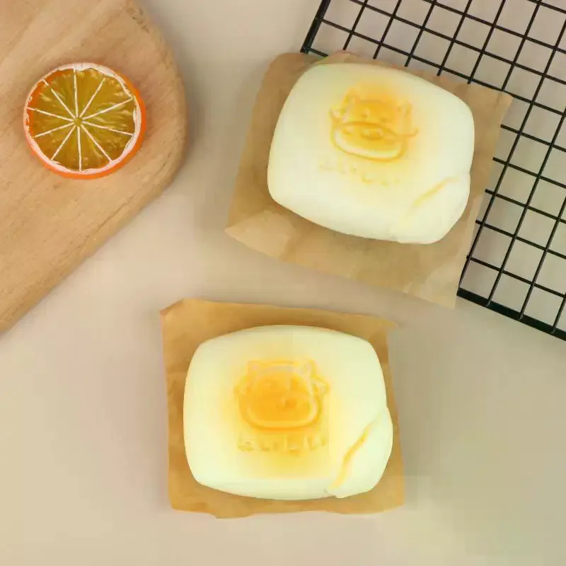 Kawaii Simulato Pane Al Latte Spremere Giocattolo Morbido Rimbalzo Lento Alleviare Lo Stress Giocattoli Per Bambini Adulti Sensoriale Agitarsi Spremere Giocattolo Regali