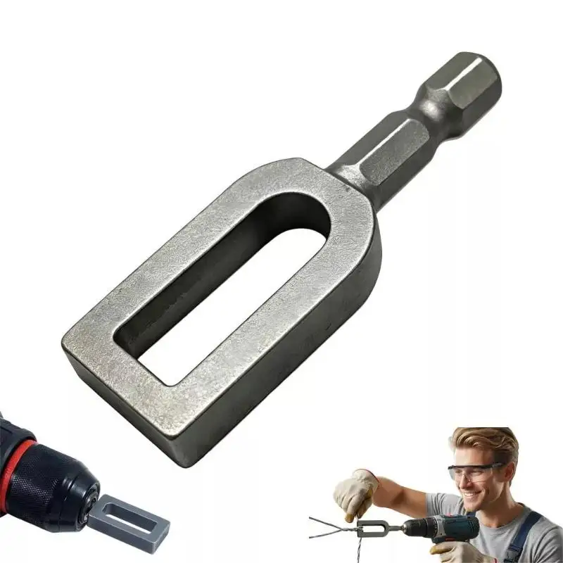 Duty Drill Wire Twister Tool For 9 & 11 Fence Wire Tying Drill Chuck Chain Link Fence Twister For Electric Drill Twisting Sleeve