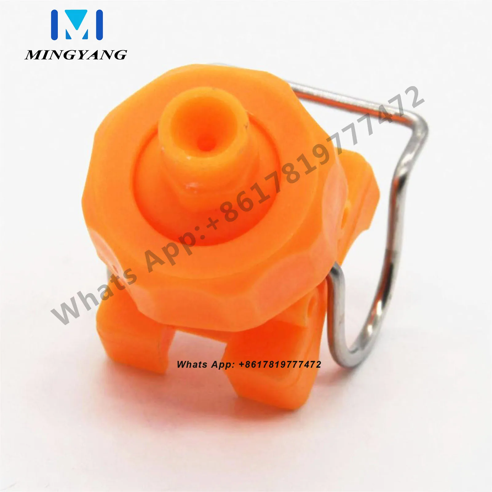 30PCS Detachale Rotary Ball Full Cone And Flat Fan Nozzle With Multi Size Clamp For Fruits Vegetable Washing