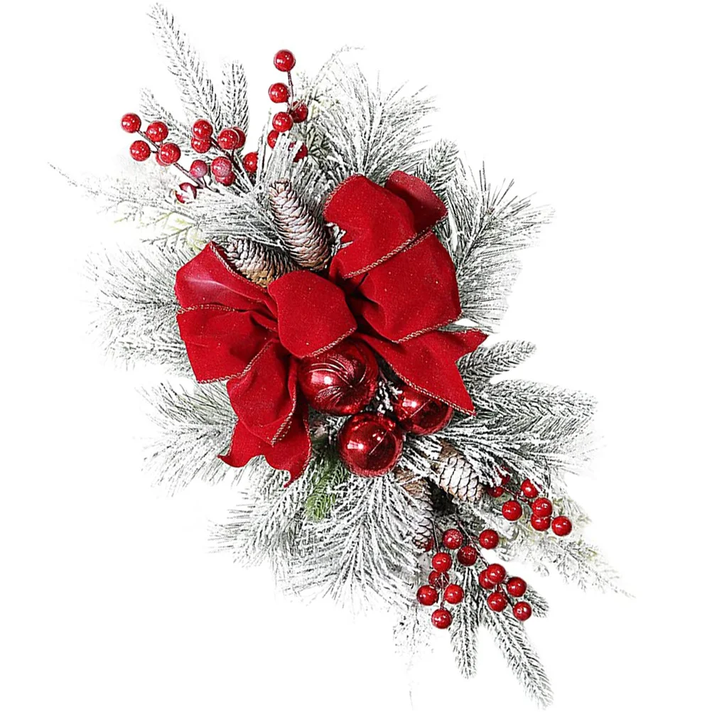 

Xmas Pendant Stair Wreath Decorative Christmas Door Wreath Ornament Hanging Pendant Christmas Decorations Party Favors