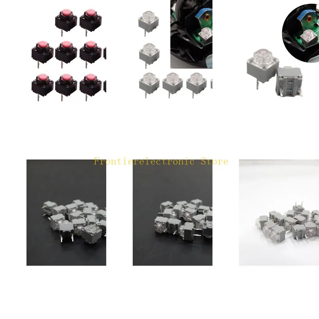 

G8DB Square Mouse Microswitches Кнопка мыши заменить квадратный отключение Mute Microswitch