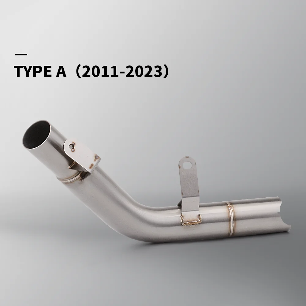 

GSX-R750 Stainless steel exhaust middle link pipe connection pipe Slip on exhaust for GSX-R600 2011-2023
