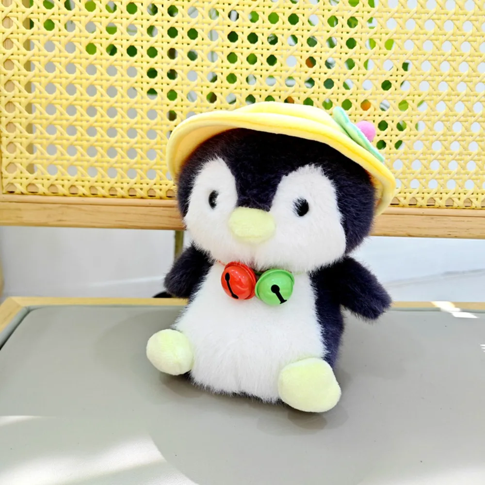 

Desktop Decoration Bell Hat Capybara Doll Raccoon Bear Panda Cute 18cm Rabbit Doll Holiday Gifts