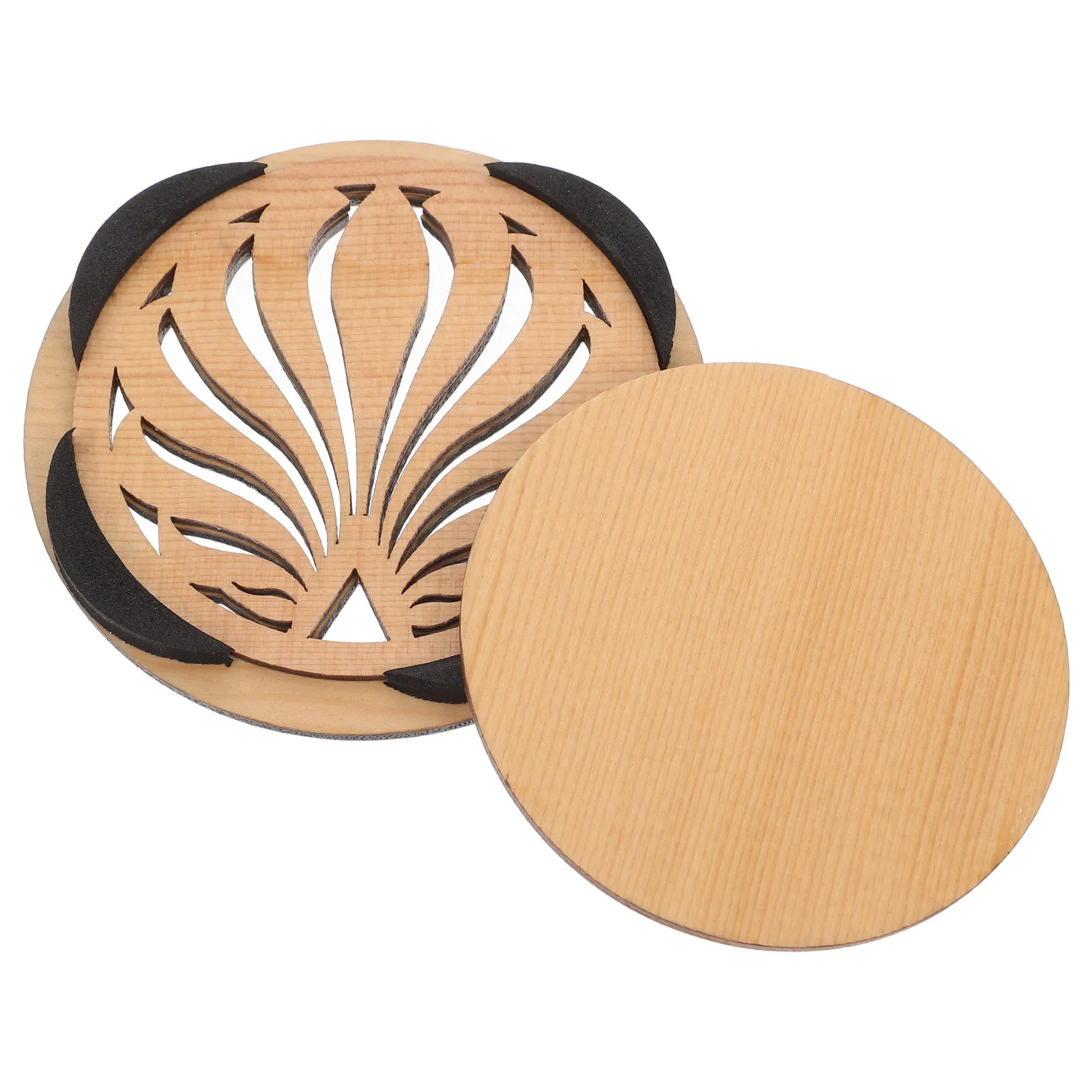 

Sound Hole Cover for Acoustic Guitar Wood Material Feedback Reduction Accessory Standard Size Fits Most Guitars Guitar Cover