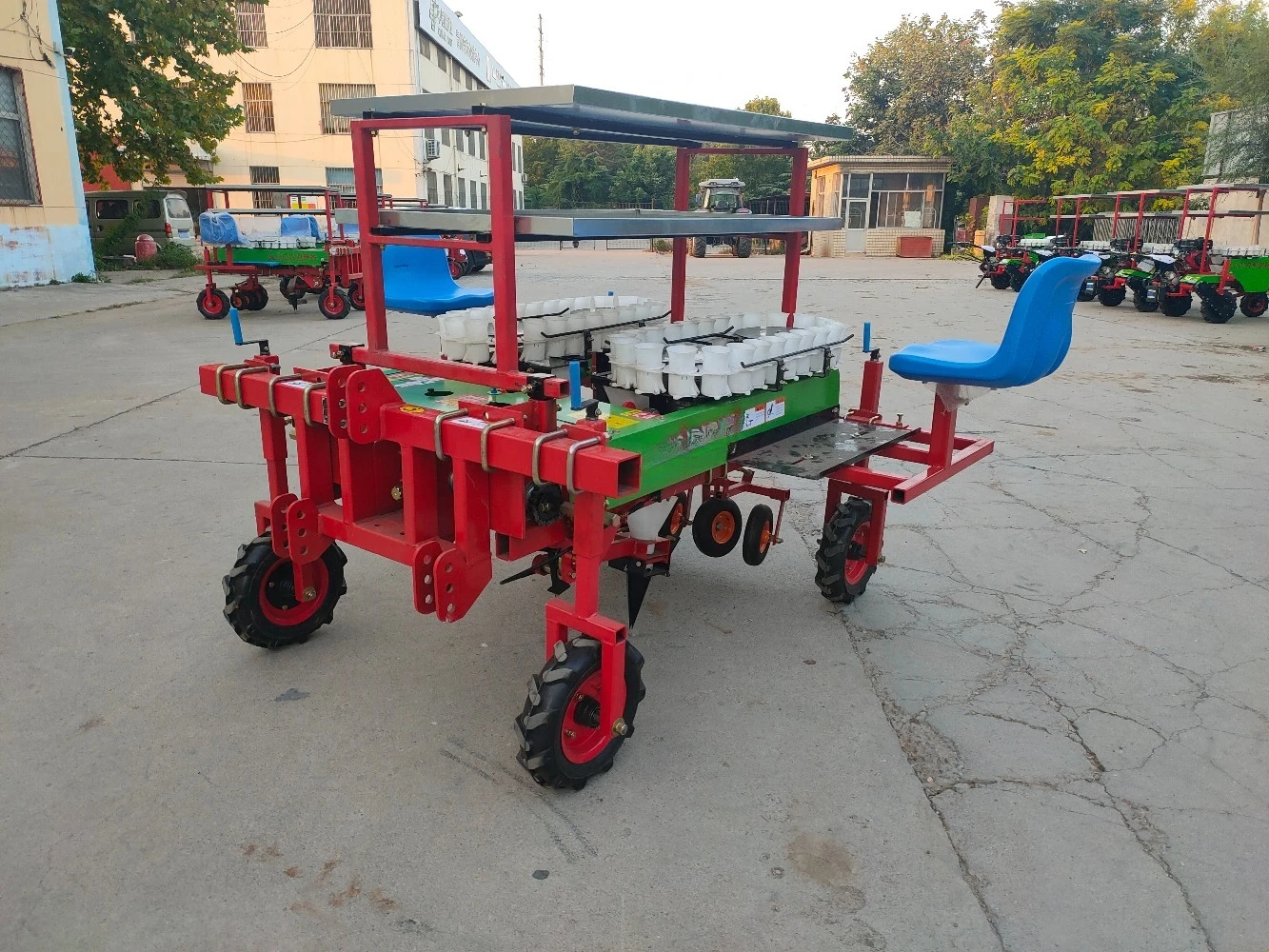 Vegetable Seedling Transplanting Machine Pepper, Pine Tree, Onion Seedling Transplanter Machine view 5
