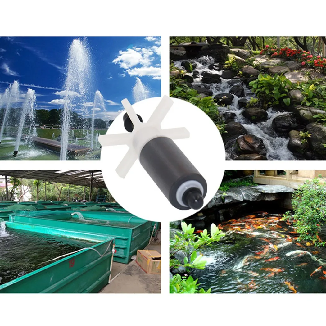 For Lay Z Spa Water Pump Impeller Silent Aquarium Garden Pool Accessories Pump Impeller With Stainless Steel Shaft