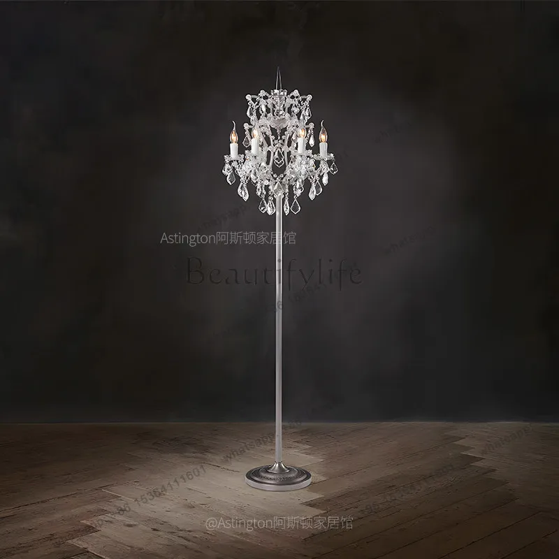 hotliving room bedroom European classical villa hotel sofa corner K9 crystal floor ornament can shine