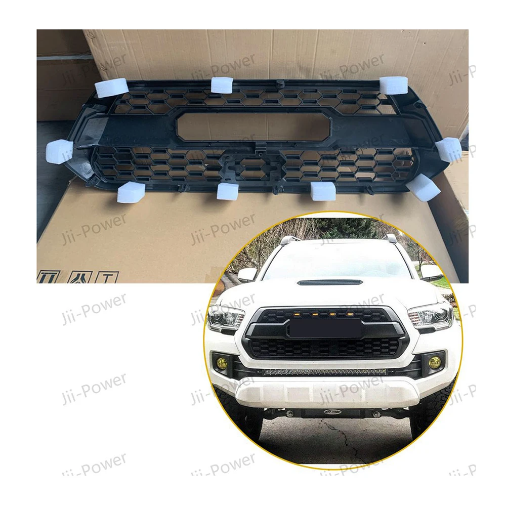 

JP16 Custom 4x4 Offroad ABS Front Grill Bumper With Letters for Tacoma 2016-2021+