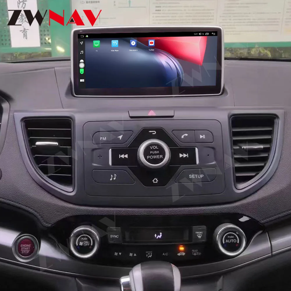

10.25" HD Touch Screen For Honda CRV 2005-2014 Android13 GPS Navigation 4G WIFI Carplay Car Multimedia Player Head Unit Auto
