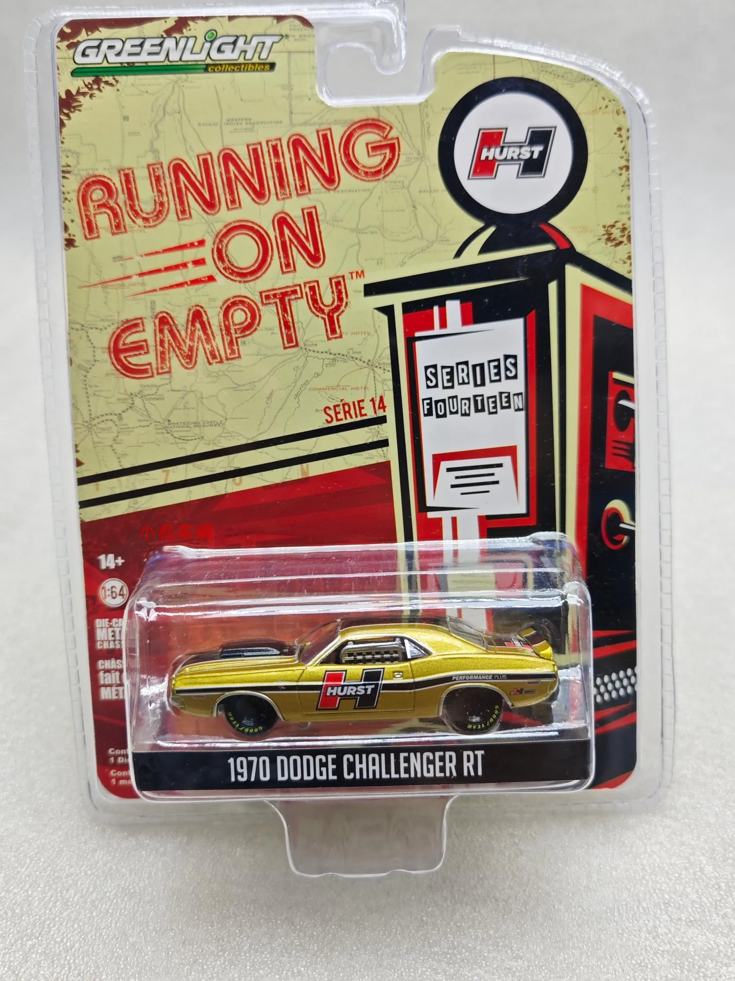 

Green Light 1:64 Runs In The Empty Series 14-1970 Dodge Challenger R/T - Hearst PerformanceCar Model Collectibles Hobbies Toys G