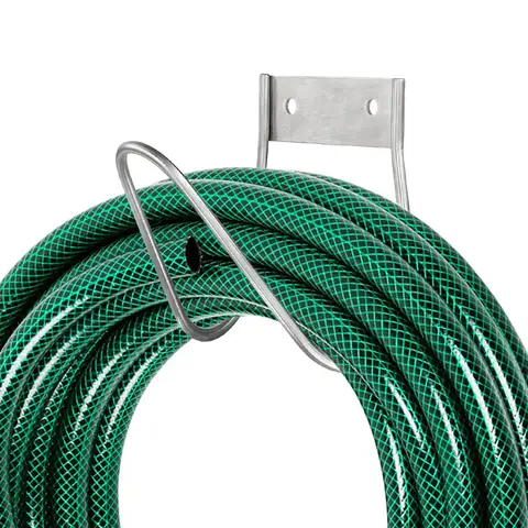 Supporto per tubo da giardino in acciaio inossidabile Supporto per tubo dell'acqua per montaggio a parete Supporto per tubo dell'acqua per cortile esterno