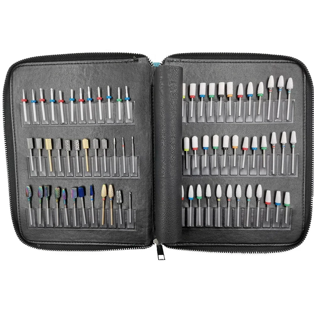 Factory Price Nail Tools Kit 3 / 32 Foot Cuticle Clean Burr Bits Set