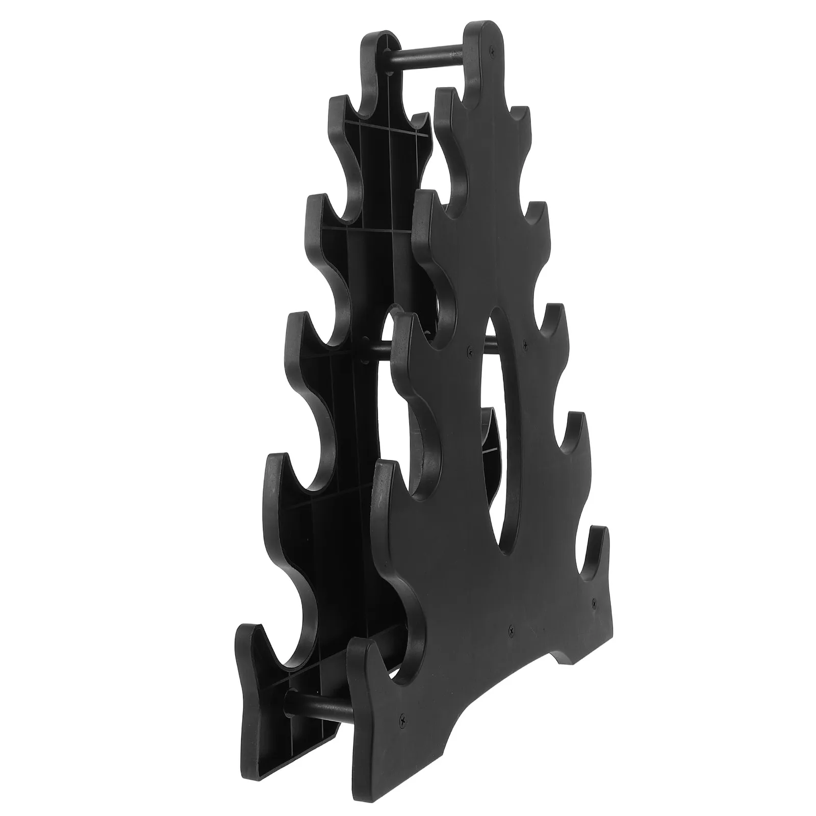 suporte-para-halteres-com-estrutura-estavel-em-pvc-leve-e-compacto-organizador-de-equipamentos-para-treino-em-casa