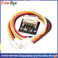 Digital Temperature Humidity Pressure Sensor AHT20 BMP280 I2C Module, 3-in-1 for Arduino ESP32 DIY IoT Weather Station