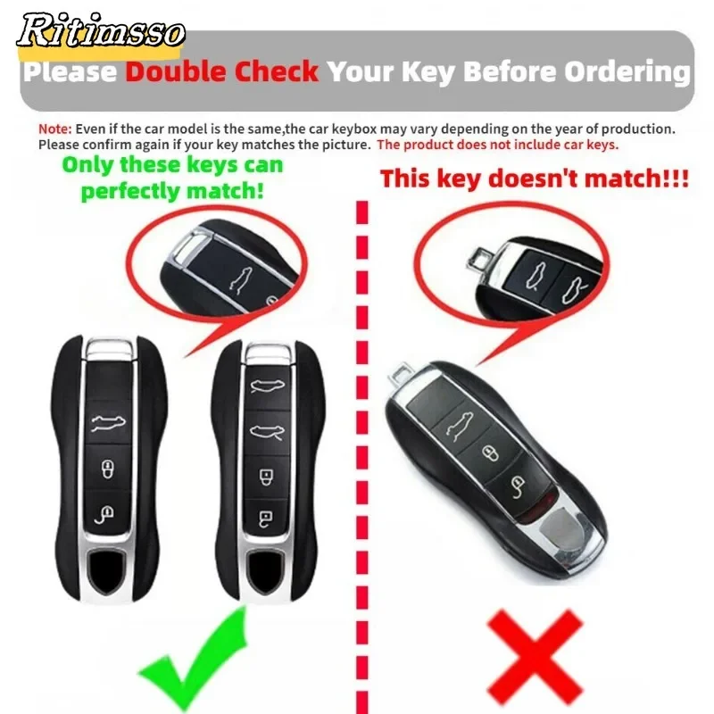 TPU Remote Key Cover Case Skin Shell Fit for Porsche Cayenne Panamera 911 992 Series 2017-2020 Keyless Accessories