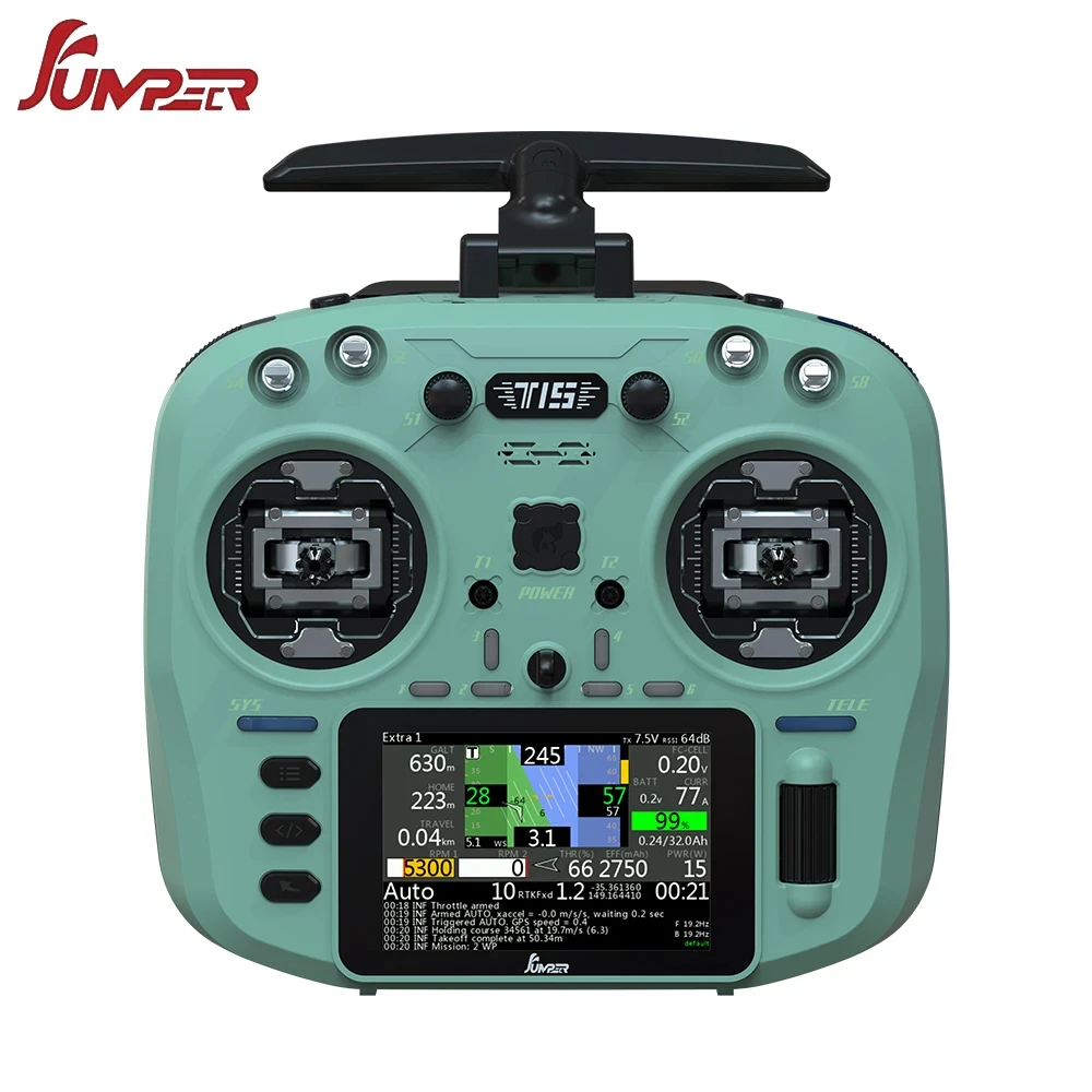 Jumper T15 Hall Sensor Color screen FPV Radio Controller EDGETX/ELRS For Long Rang RC Drone