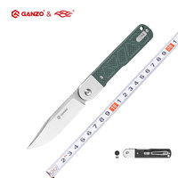 +-59HRC FBknife Ganzo G767 9CR14 blade G10 handle EDC Pocket folding knife tactical Survival knife outdoor EDC camping knife