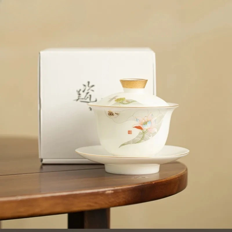 200ml-mutton-fat-jade-lotus-gaiwan-ancient-tea-tureen-tea-bowl-with-lid-kit-making-cover-bowl-items-supplies-craft-gift